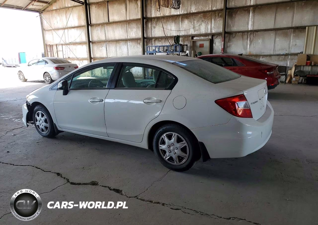 2012 Honda Civic Lx VIN:2HGFB2F54CH612366 - 2