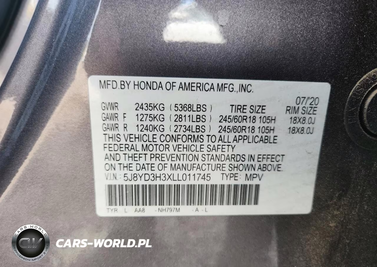 2020 Acura Mdx VIN:5J8YD3H3XLL011745 - 13