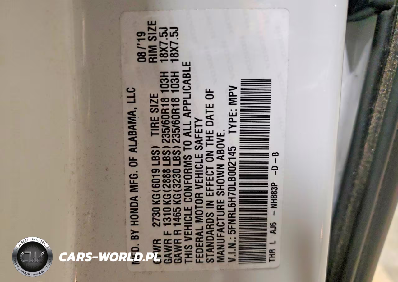 2020 Honda Odyssey Exl VIN:5FNRL6H70LB002145 - 13