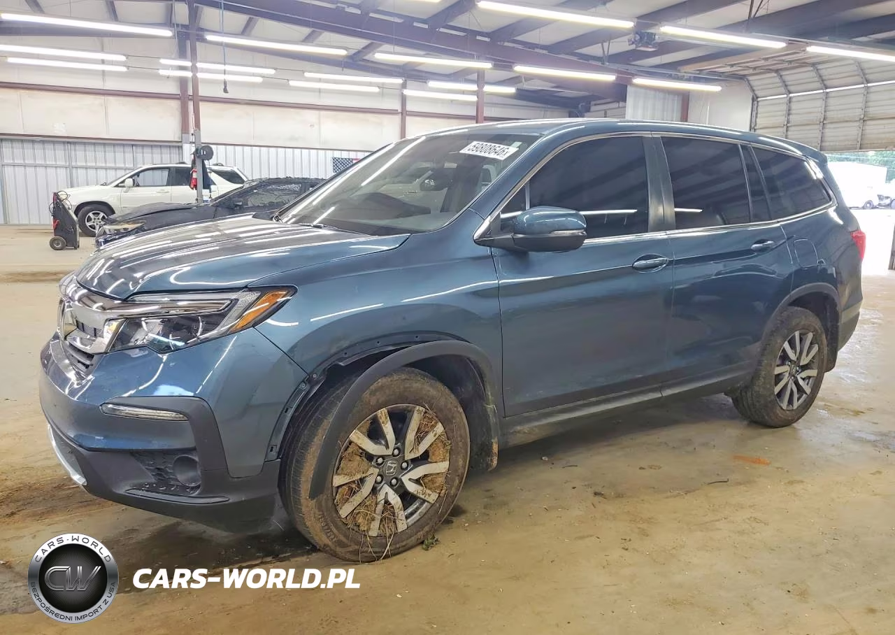 2021 Honda Pilot Ex VIN:5FNYF5H35MB027117 - 1