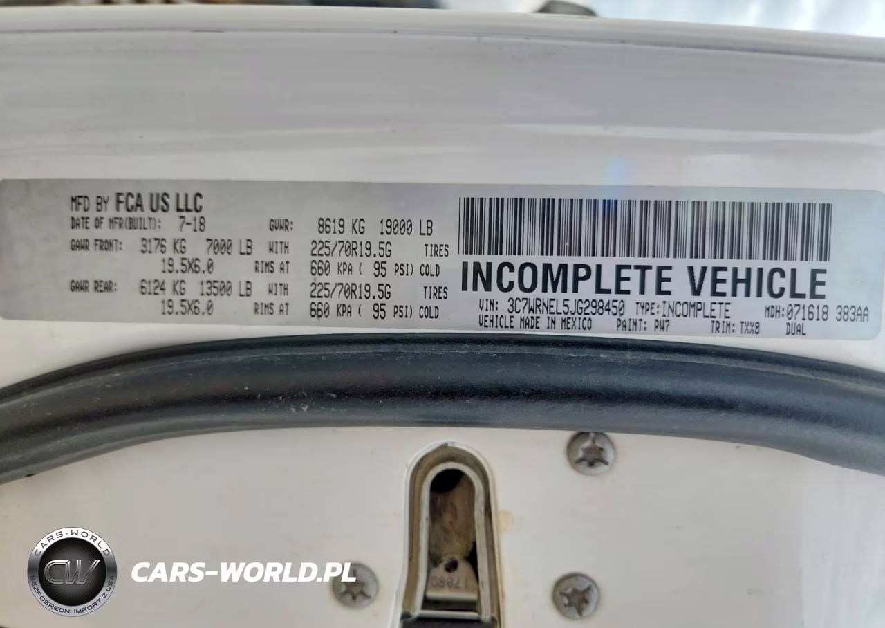 2018 Ram 5500 VIN:3C7WRNEL5JG298450 - 13
