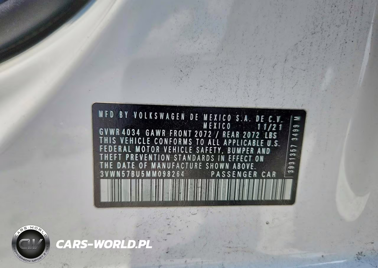 2021 Volkswagen Jetta S VIN:3VWN57BU5MM098264 - 12