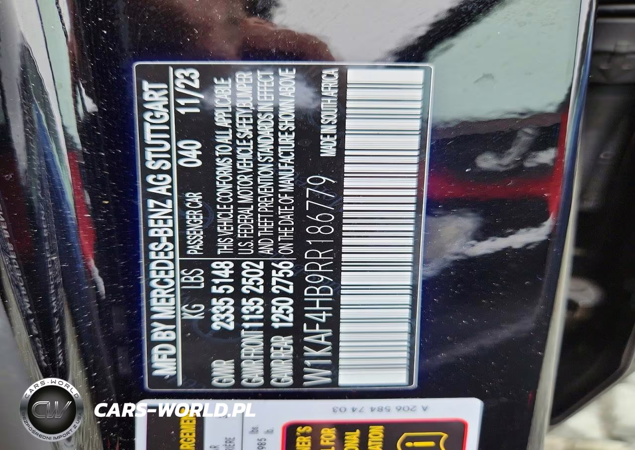 2024 Mercedes-Benz C 300 4Matic VIN:W1KAF4HB9RR186779 - 12