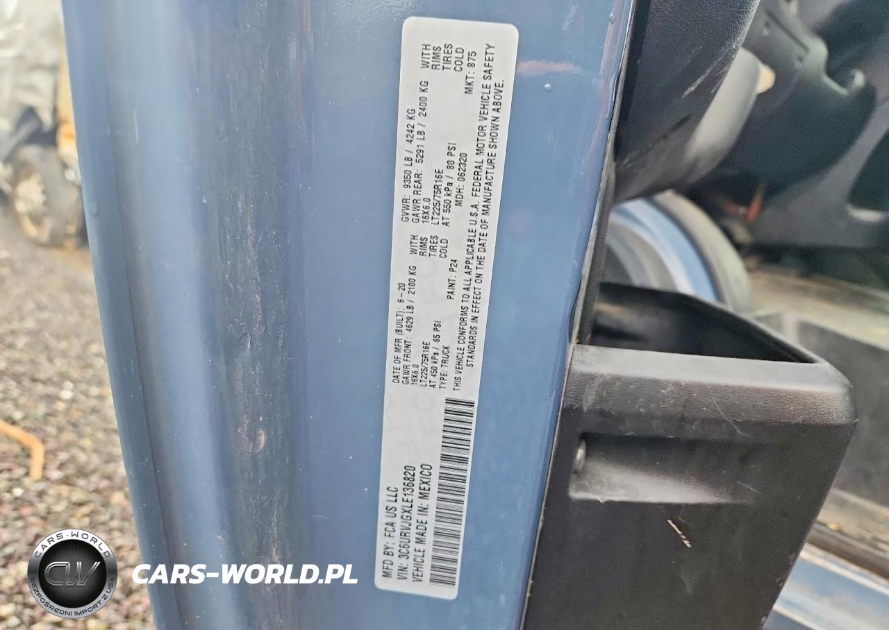 2020 Ram Promaster 3500 3500 High VIN:3C6URVJGXLE136820 - 13