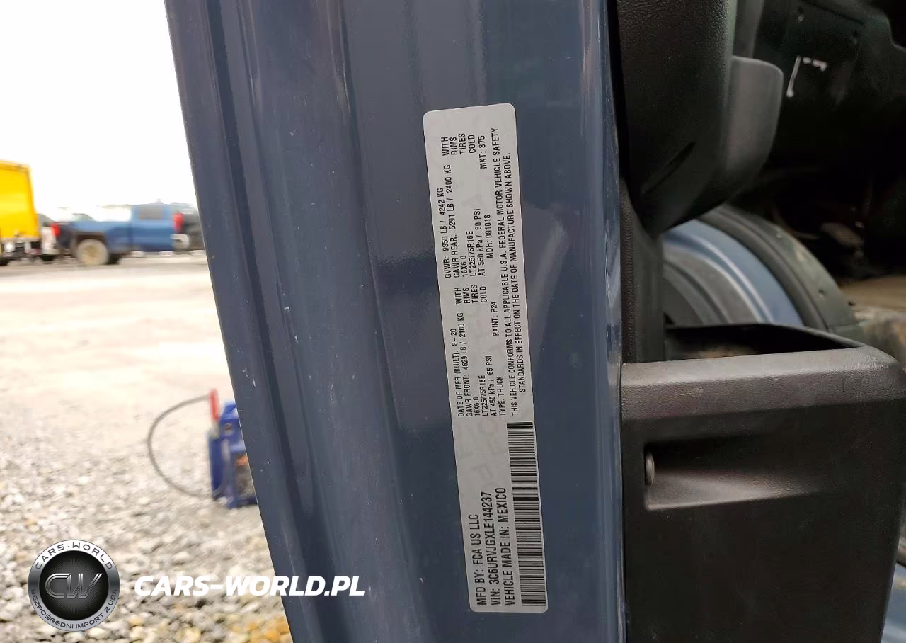 2020 Ram Promaster 3500 Delivery Van VIN:3C6URVJGXLE144237 - 13