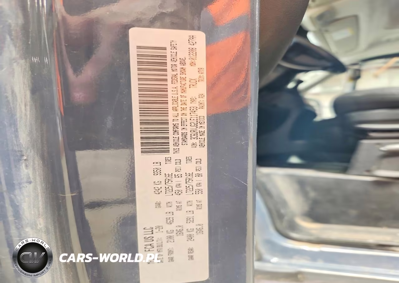 2020 Ram Promaster 3500 3500 High VIN:3C6URVJG2LE117453 - 13