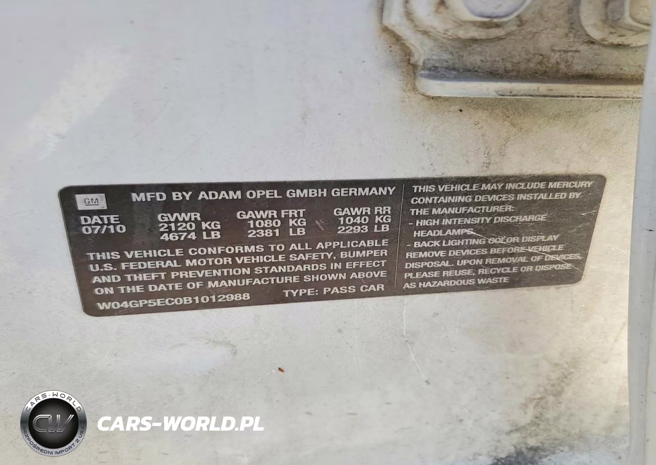2011 Buick Regal VIN:W04GP5EC0B1012988 - 12