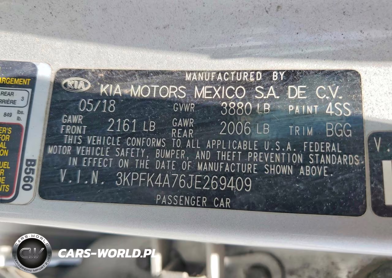 2018 Kia Forte Lx VIN:3KPFK4A76JE269409 - 12