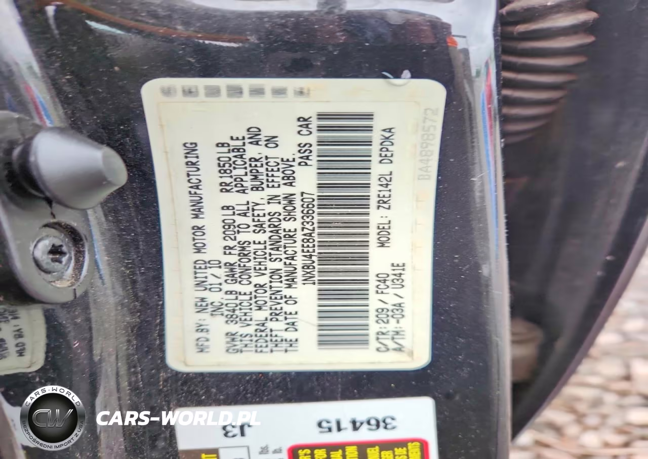 2010 Toyota Corolla Le Plus-Le Premium VIN:1NXBU4EE8AZ336607 - 12