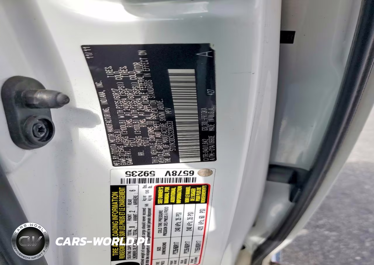 2012 Toyota Sienna Xle 8-Passenger VIN:5TDYK3DC5CS206533 - 13