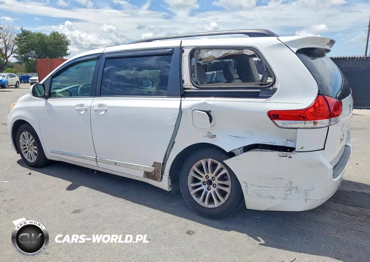 2012 Toyota Sienna Xle 8-Passenger VIN:5TDYK3DC5CS206533 - 2