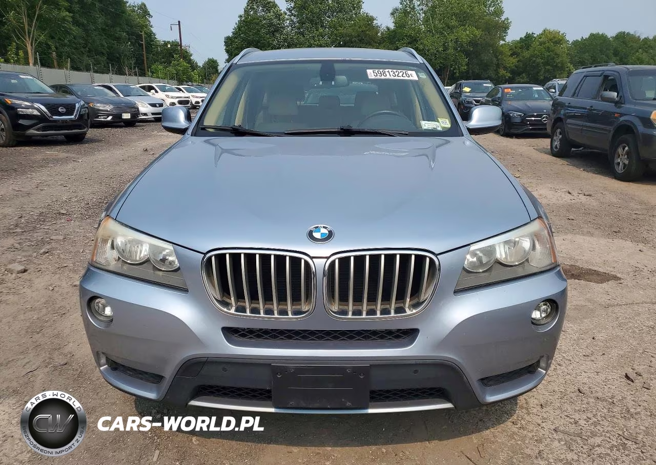 2012 BMW X3 xDrive28I VIN:5UXWX5C56CL727428 - 5