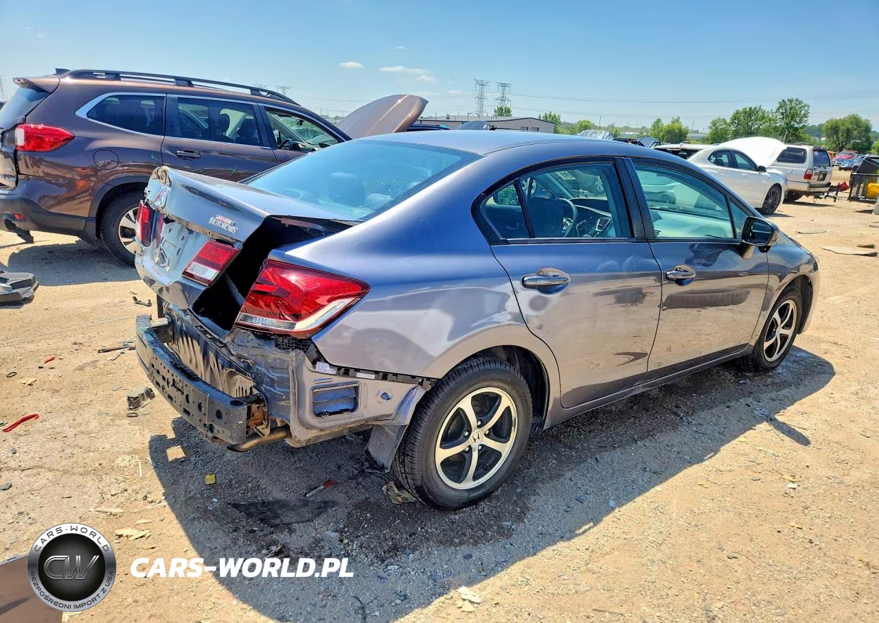 2015 Honda Civic Se VIN:19XFB2F75FE047142 - 3