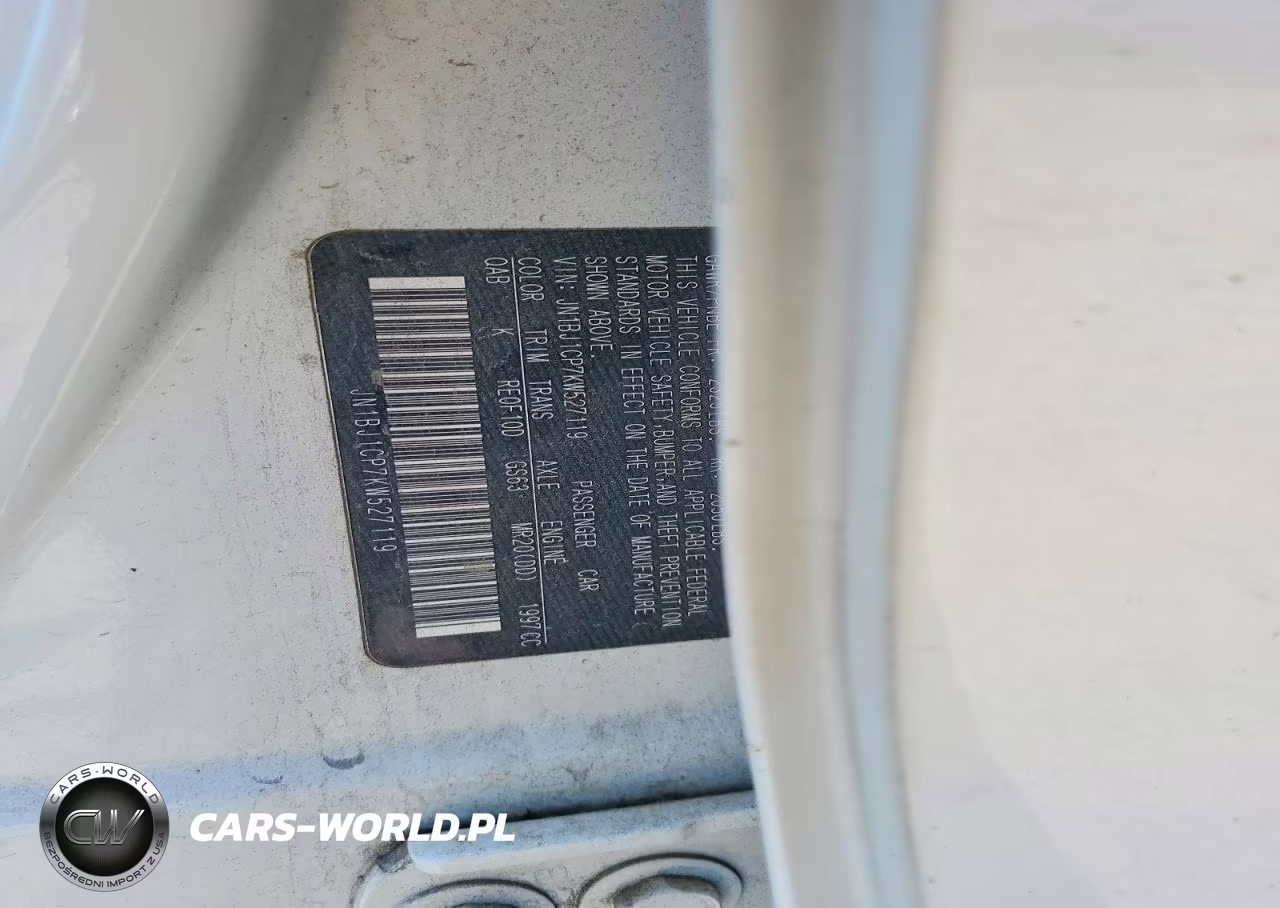 2019 Nissan Rogue Sport Sl VIN:JN1BJ1CP7KW527119 - 13