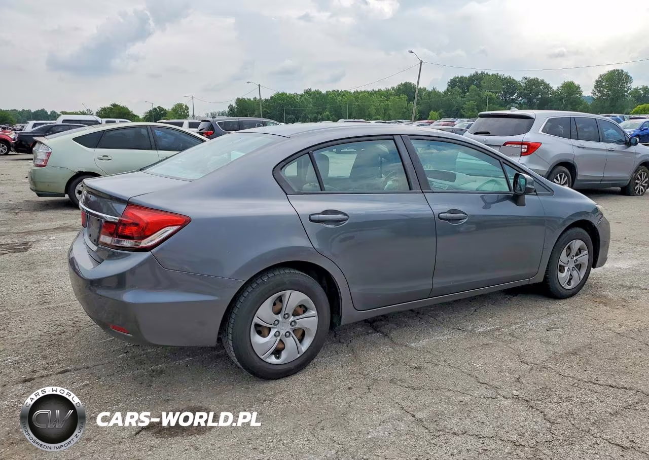 2013 Honda Civic Lx VIN:19XFB2F58DE068241 - 3