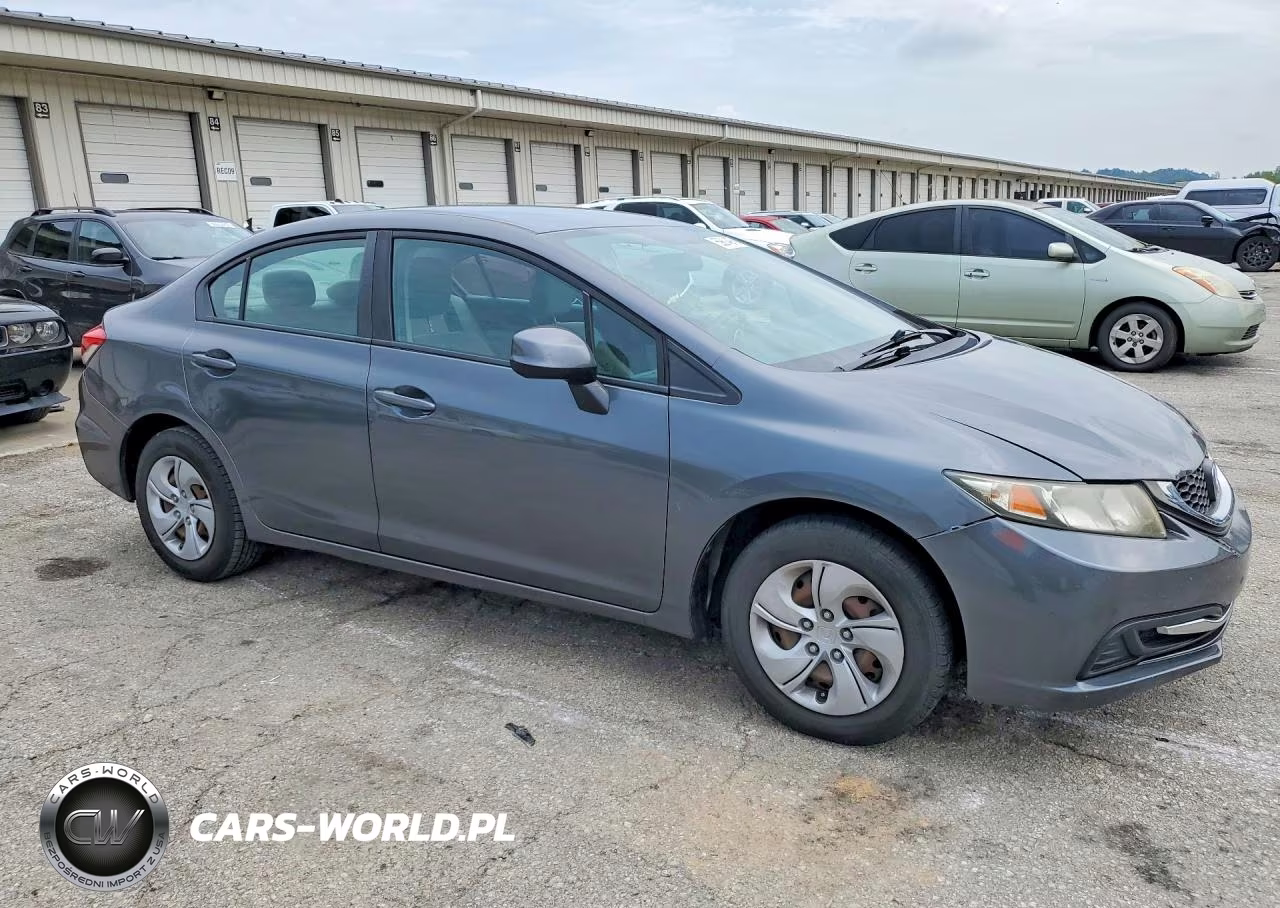 2013 Honda Civic Lx VIN:19XFB2F58DE068241 - 4