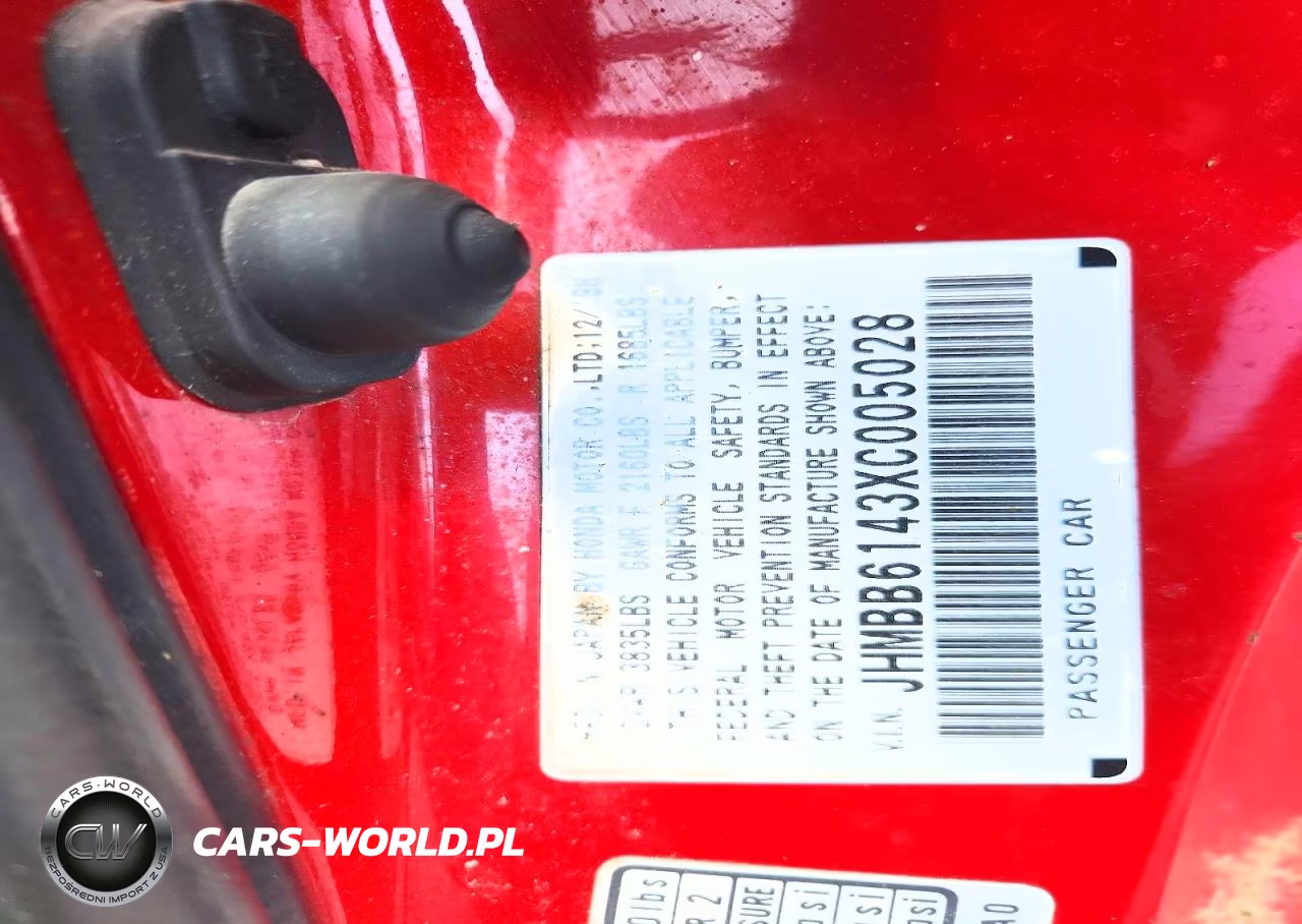 1999 Honda Prelude VIN:JHMBB6143XC005028 - 12