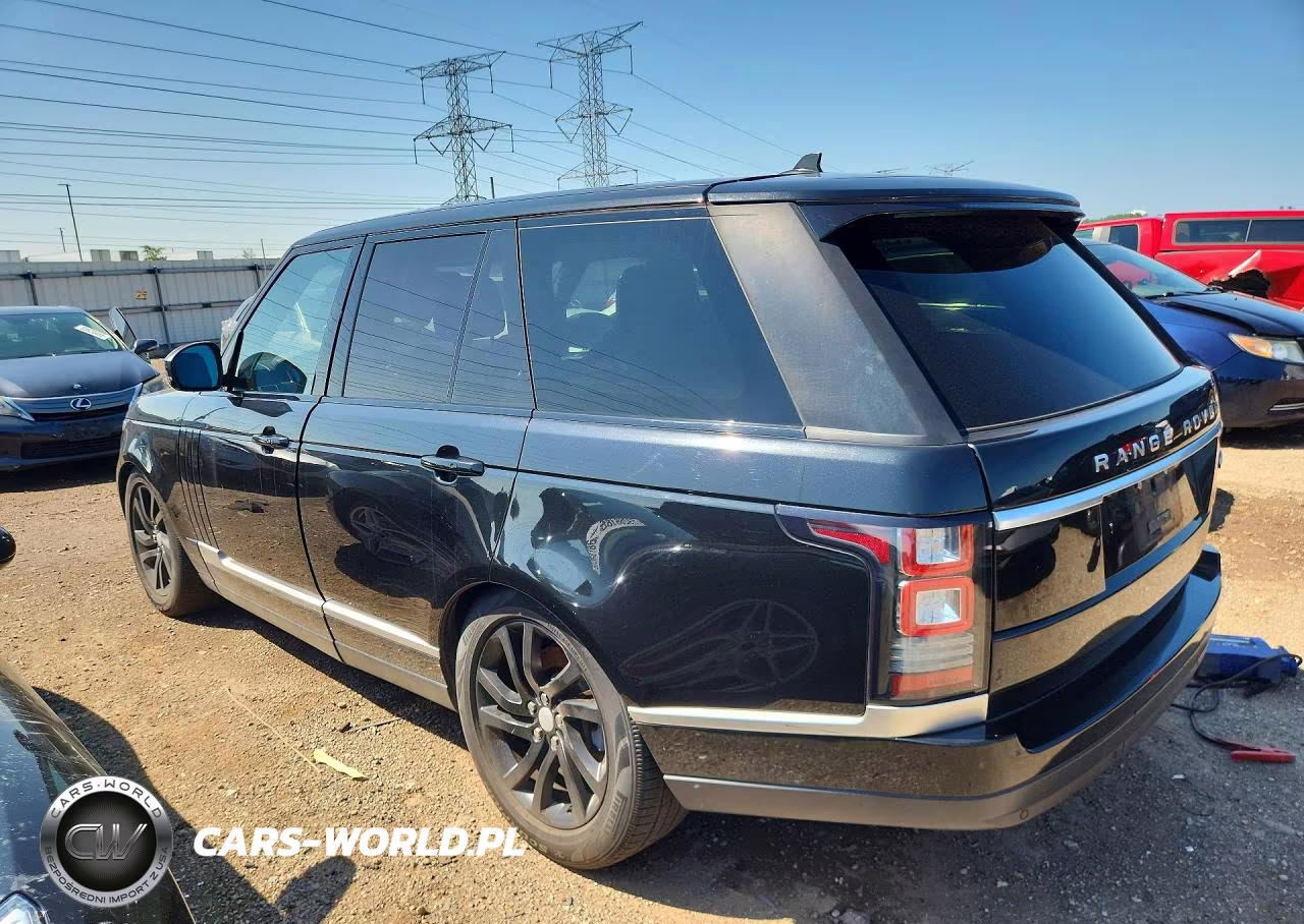 2016 LAND ROVER RANGE ROVE VIN:SALGR2KF9GA265806 - 2