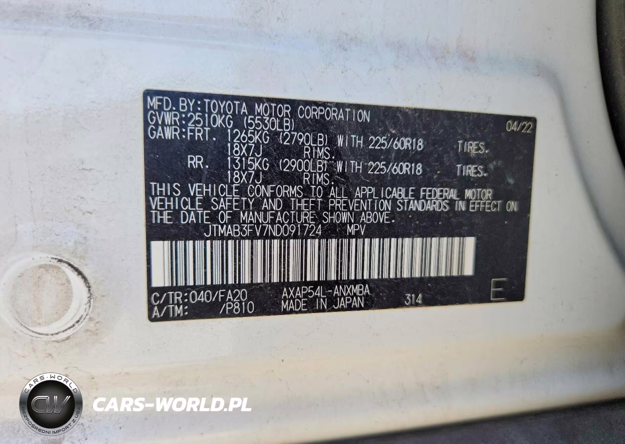 2022 Toyota Rav4 Prime Se VIN:JTMAB3FV7ND091724 - 12