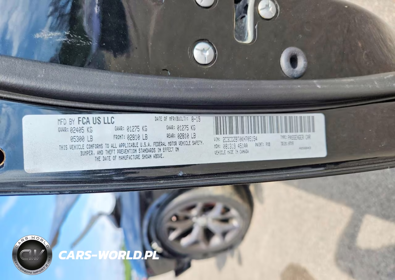 2019 Dodge Challenger R-T VIN:2C3CDZBT0KH705154 - 13