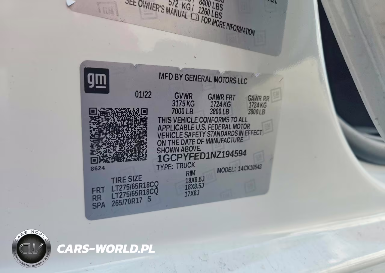 2022 Chevrolet Silverado Ltd K1500 Lt Trail Boss VIN:1GCPYFED1NZ194594 - 12