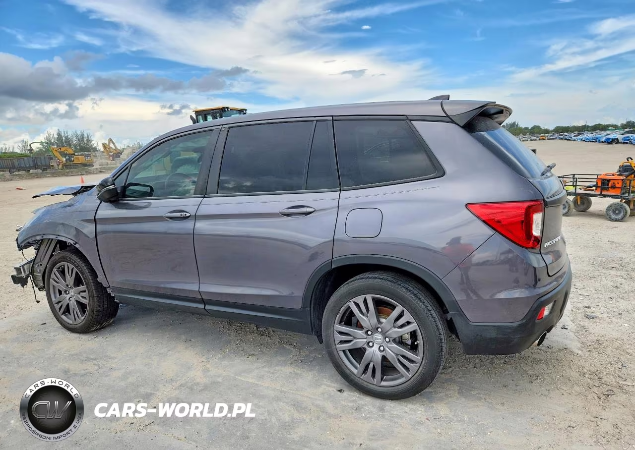 2021 Honda Passport Exl VIN:5FNYF7H5XMB016059 - 2