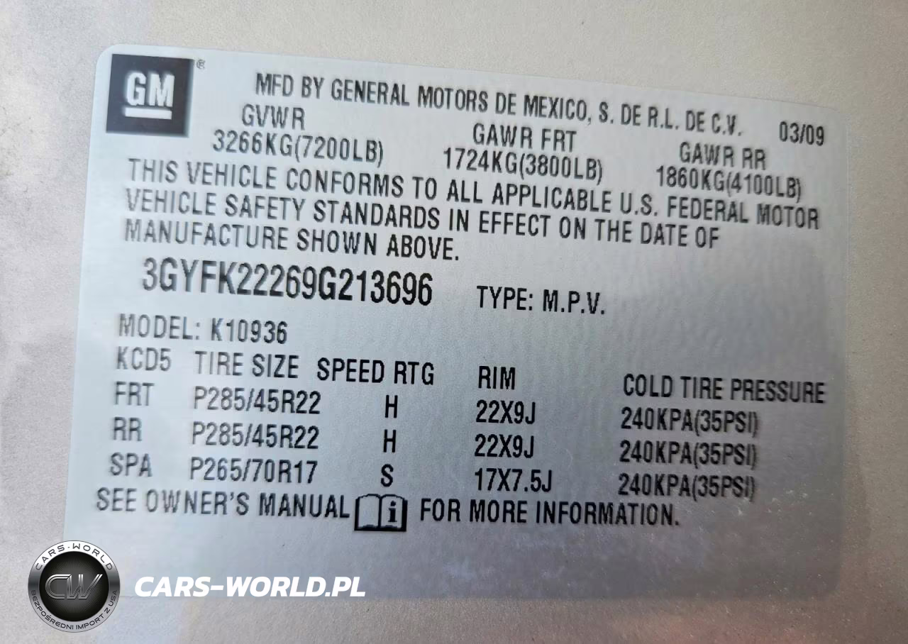 2009 Cadillac Escalade Ext Luxury VIN:3GYFK22269G213696 - 12