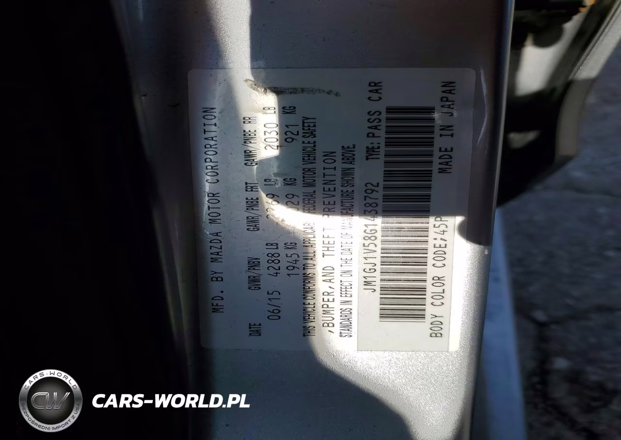 2016 Mazda 6 Touring VIN:JM1GJ1V58G1438792 - 12