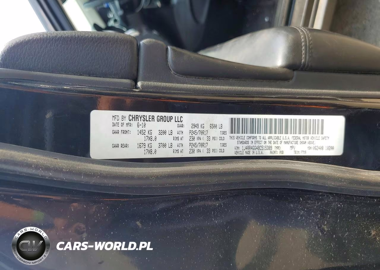 2011 Jeep Grand Cherokee Laredo VIN:1J4RR4GG4BC515389 - 13