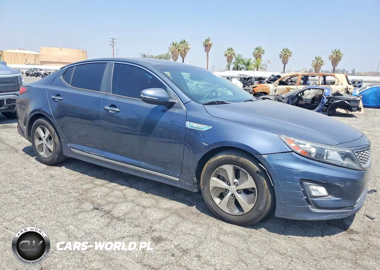 2014 Kia Optima Hybrid Lx VIN:KNAGM4AD8E5071711 - 4