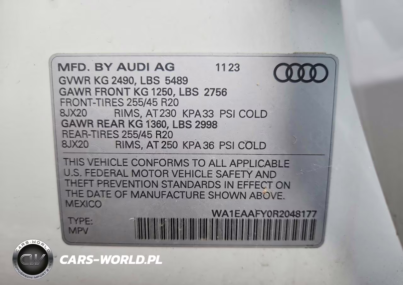 2024 Audi Q5 Premium Plus 45 VIN:WA1EAAFY0R2048177 - 13