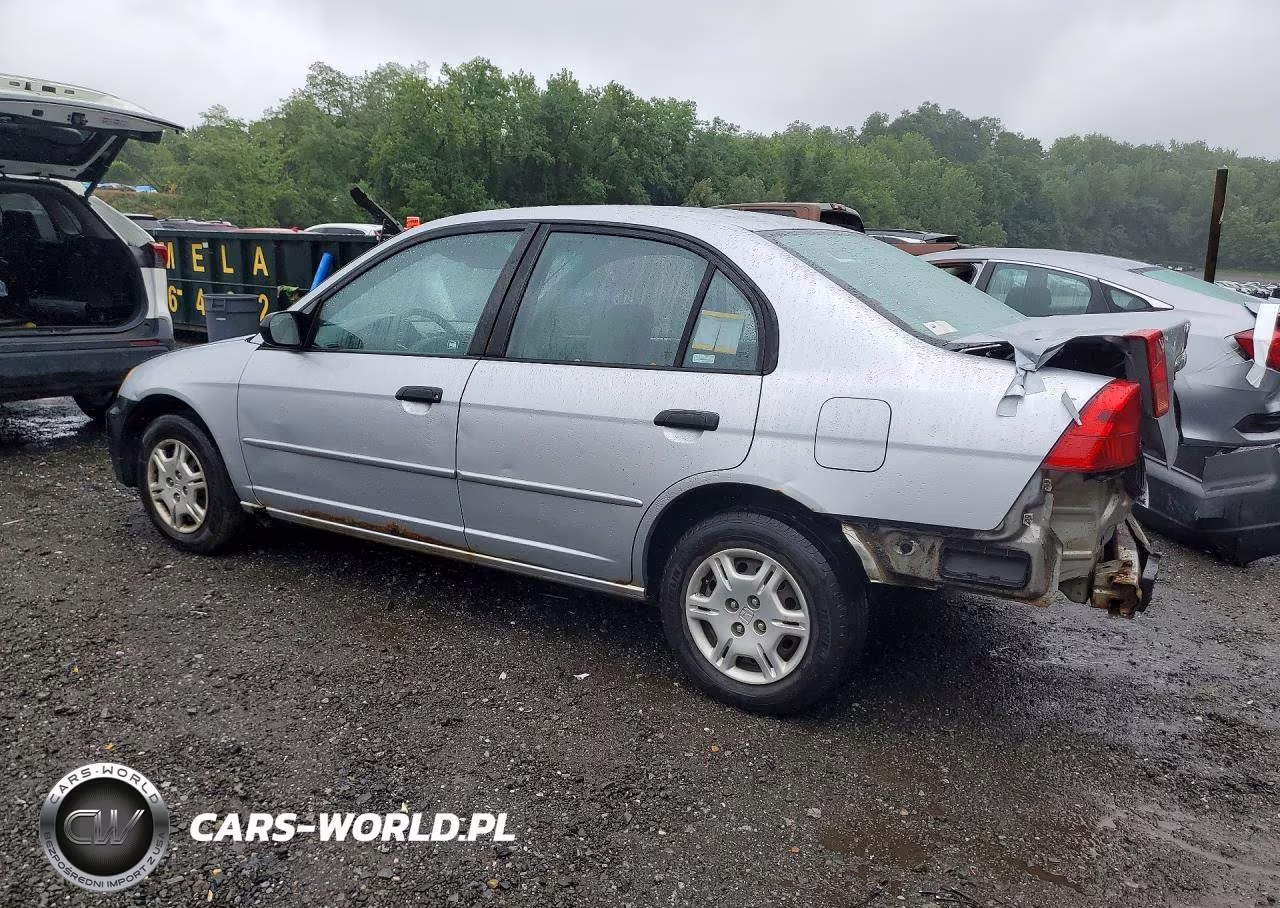 2001 Honda Civic Lx VIN:2HGES16541H603282 - 2