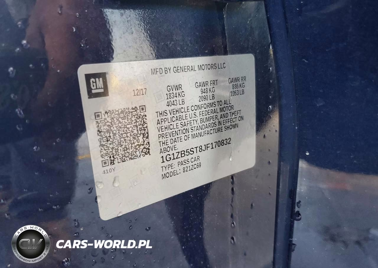 2018 Chevrolet Malibu Ls VIN:1G1ZB5ST8JF170832 - 12