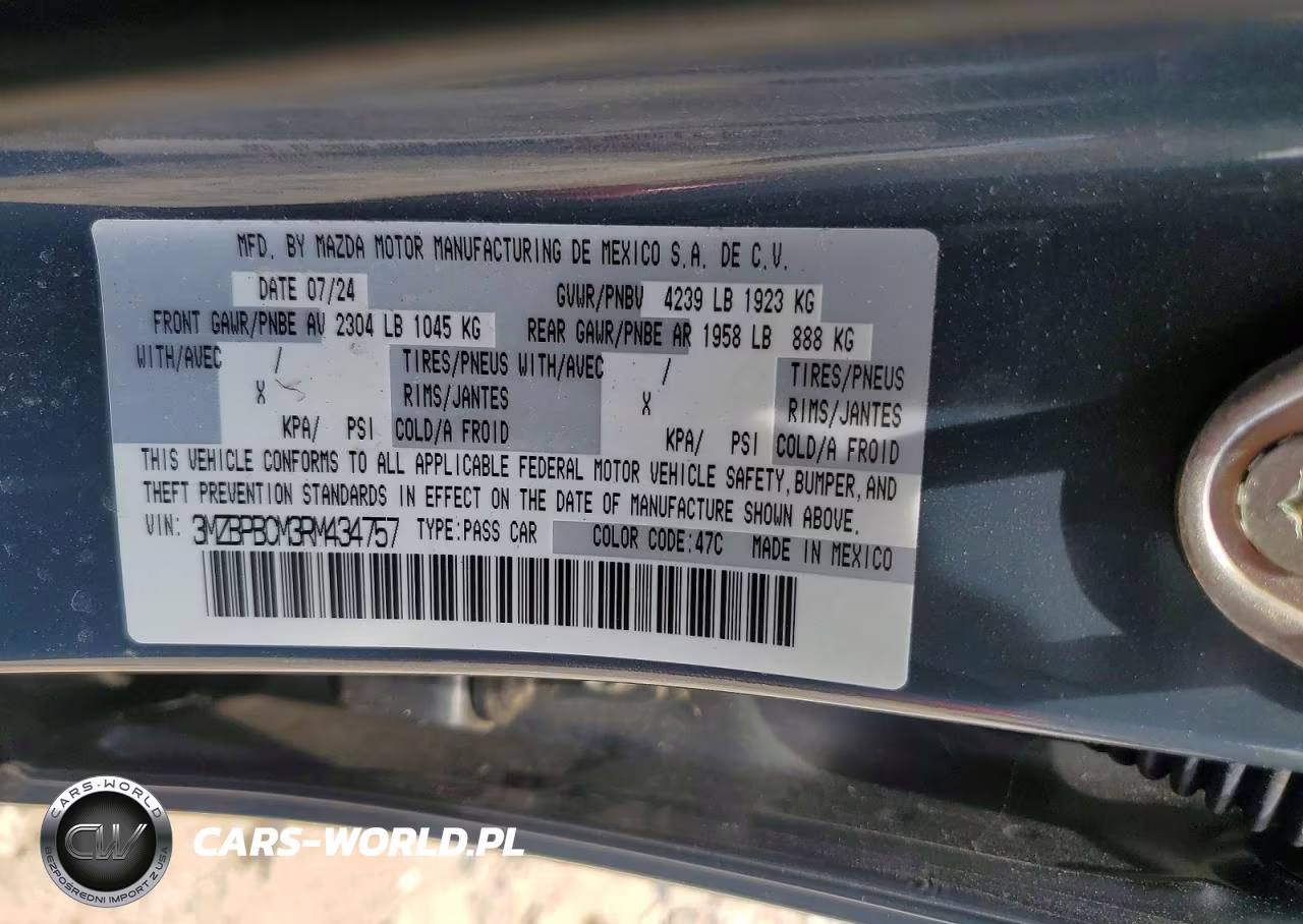 2024 Mazda 3 Preferred VIN:3MZBPBCM3RM434757 - 12