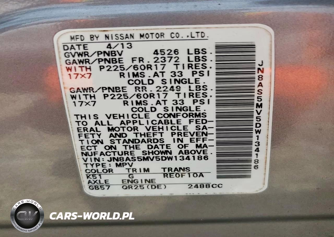 2013 Nissan Rogue S VIN:JN8AS5MV5DW134186 - 12