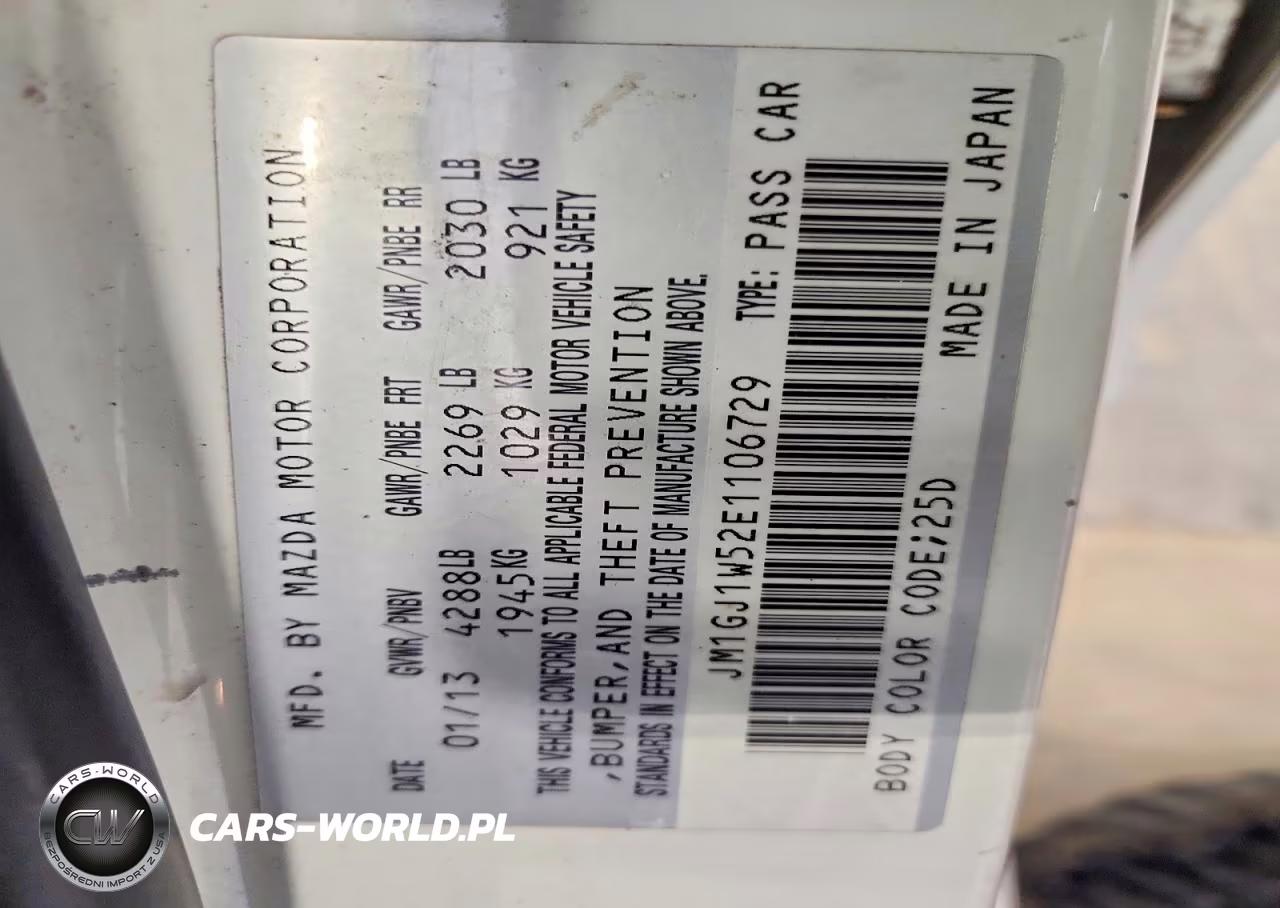 2014 Mazda 6 Grand Touring VIN:JM1GJ1W52E1106729 - 12