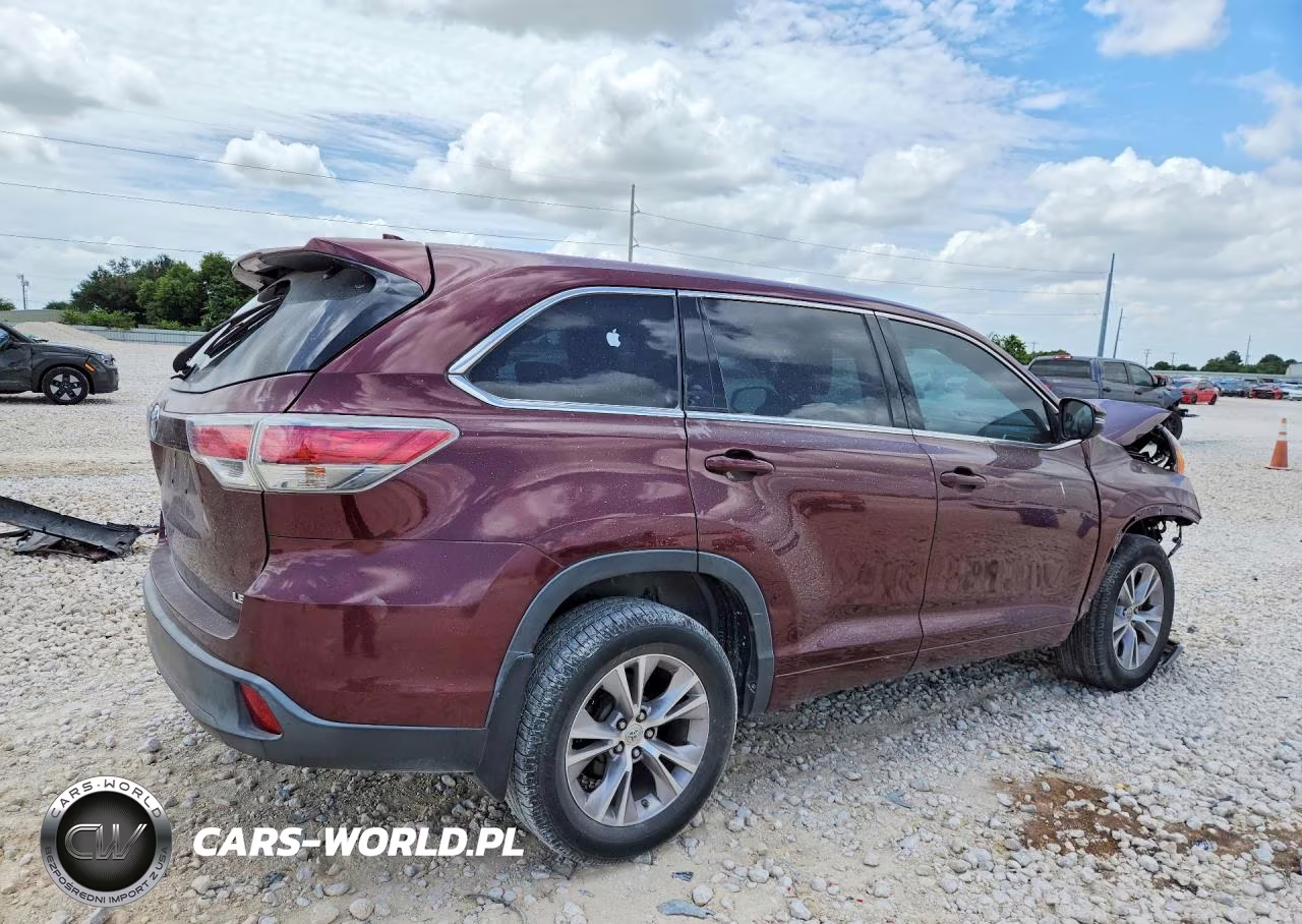 2015 Toyota Highlander Le Plus VIN:5TDZKRFH1FS112623 - 3