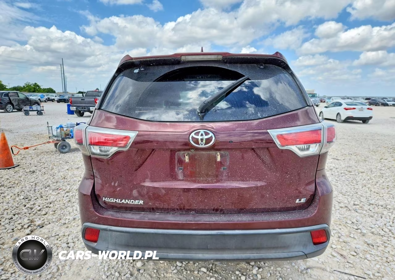 2015 Toyota Highlander Le Plus VIN:5TDZKRFH1FS112623 - 6