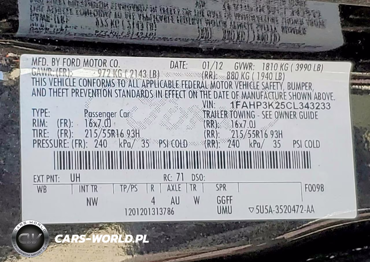 2012 Ford Focus Se VIN:1FAHP3K25CL343233 - 13