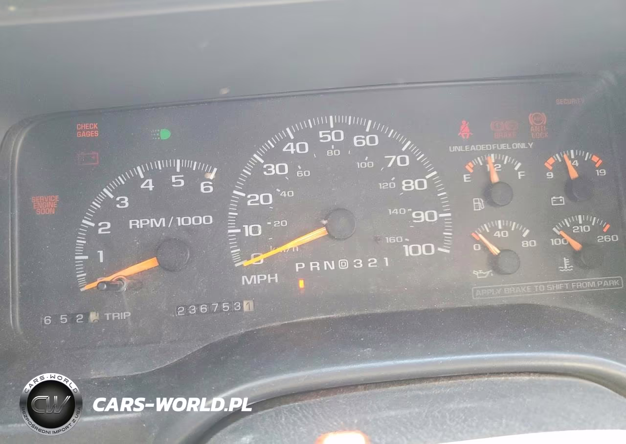 1998 Chevrolet Gmt-400 K1500 VIN:2GCEK19R7W1224581 - 9