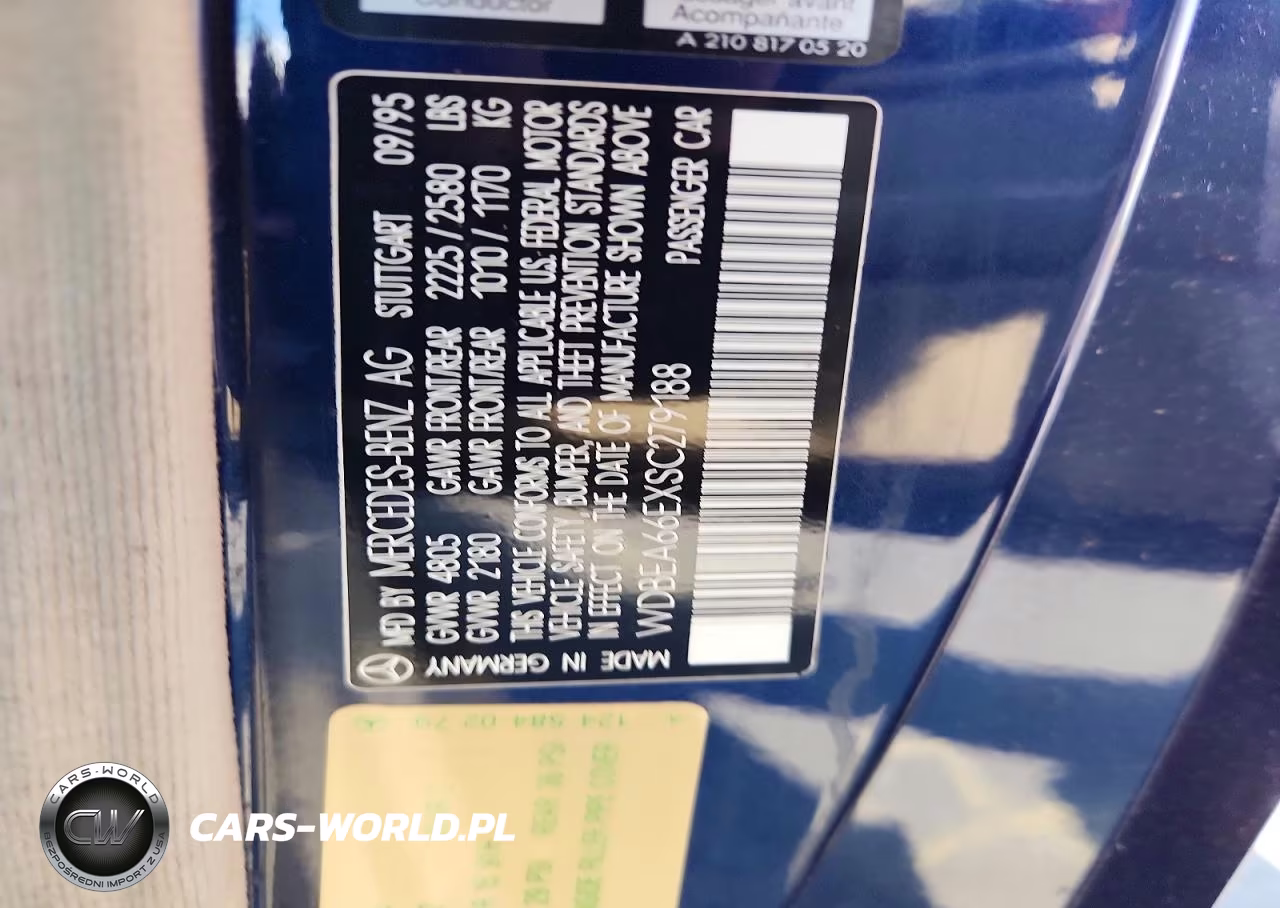 1995 Mercedes-Benz E 320 VIN:WDBEA66EXSC279188 - 13