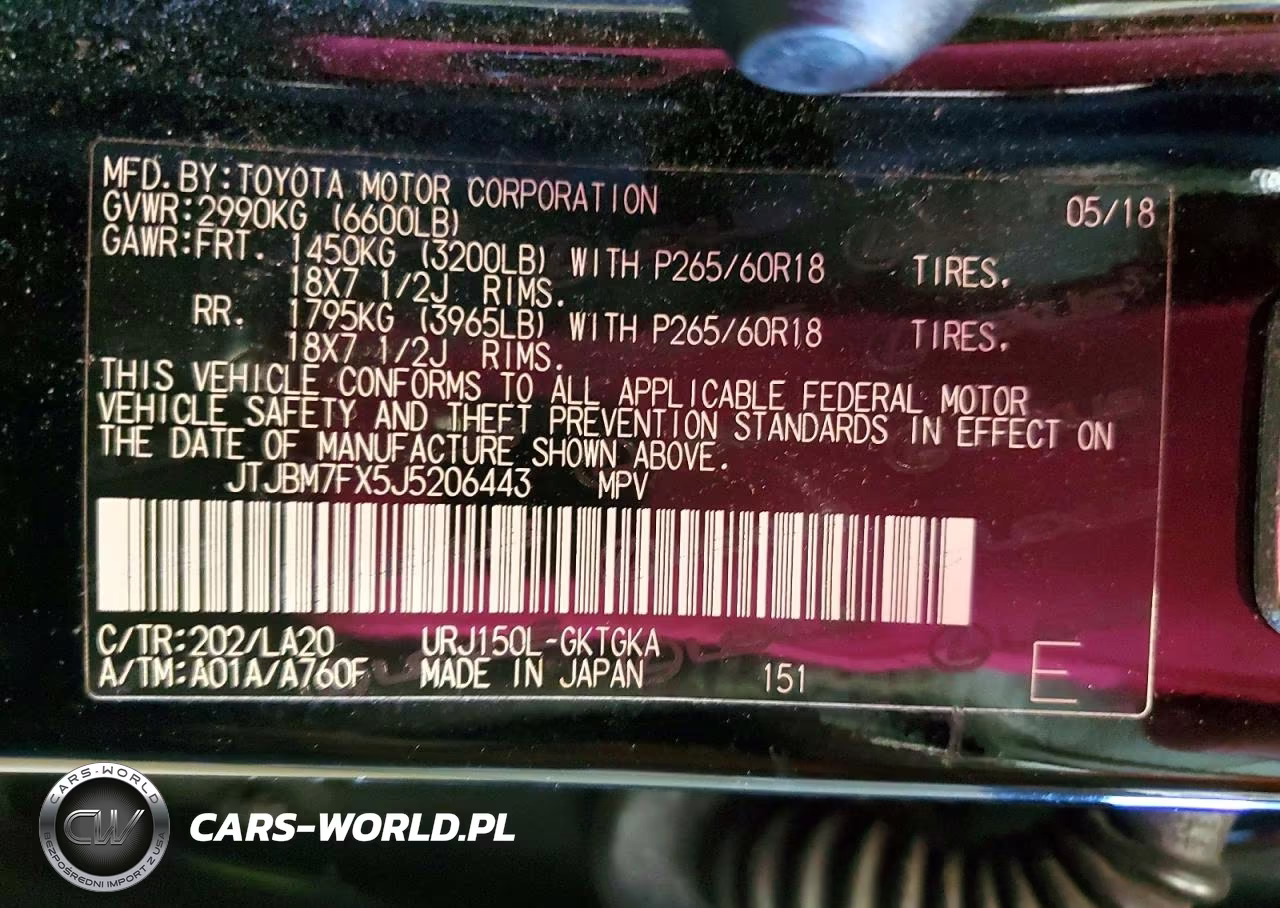 2018 Lexus Gx 460 VIN:JTJBM7FX5J5206443 - 13