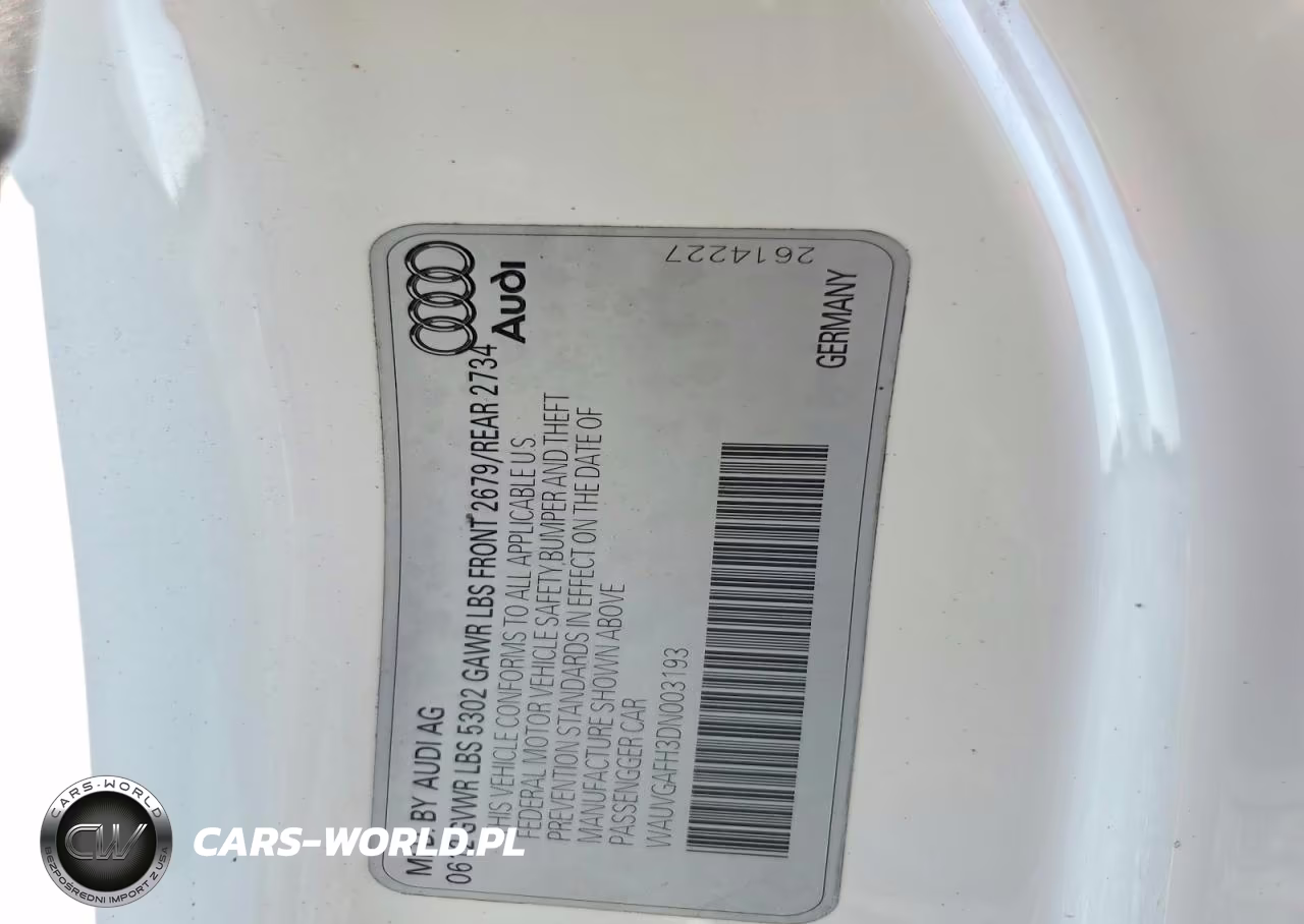 2013 Audi S5 Prestige VIN:WAUVGAFH3DN003193 - 12