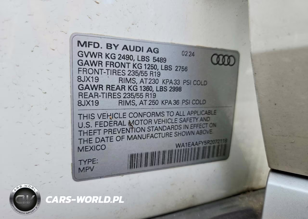 2024 Audi Q5 Premium Plus 45 VIN:WA1EAAFY5R2072118 - 13