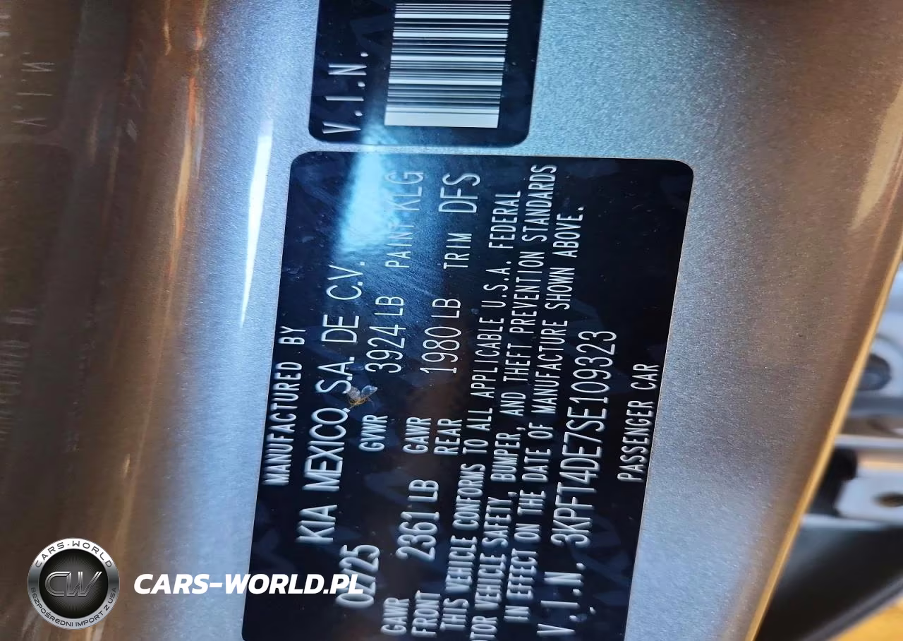 2025 Kia K4 Lxs VIN:3KPFT4DE7SE109323 - 12