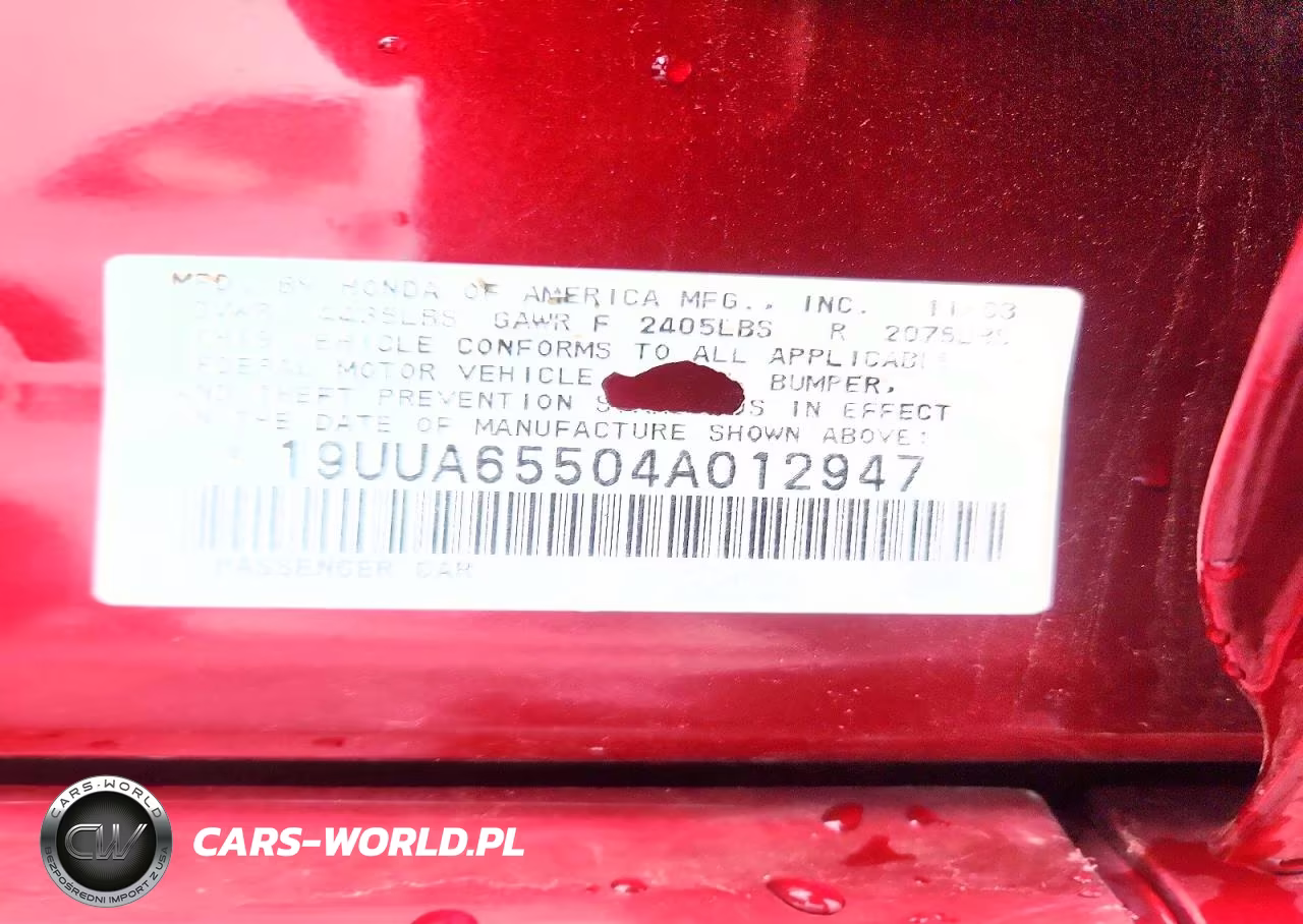 2004 Acura Tl VIN:19UUA65504A012947 - 13