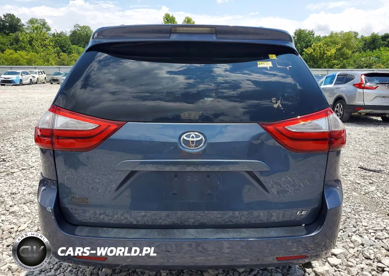 2015 Toyota Sienna Le VIN:5TDKK3DC9FS561764 - 6