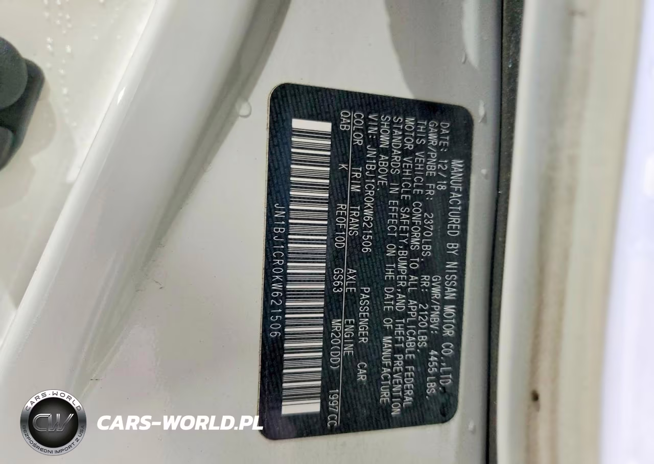 2019 Nissan Rogue Sport Sv VIN:JN1BJ1CR0KW621506 - 13