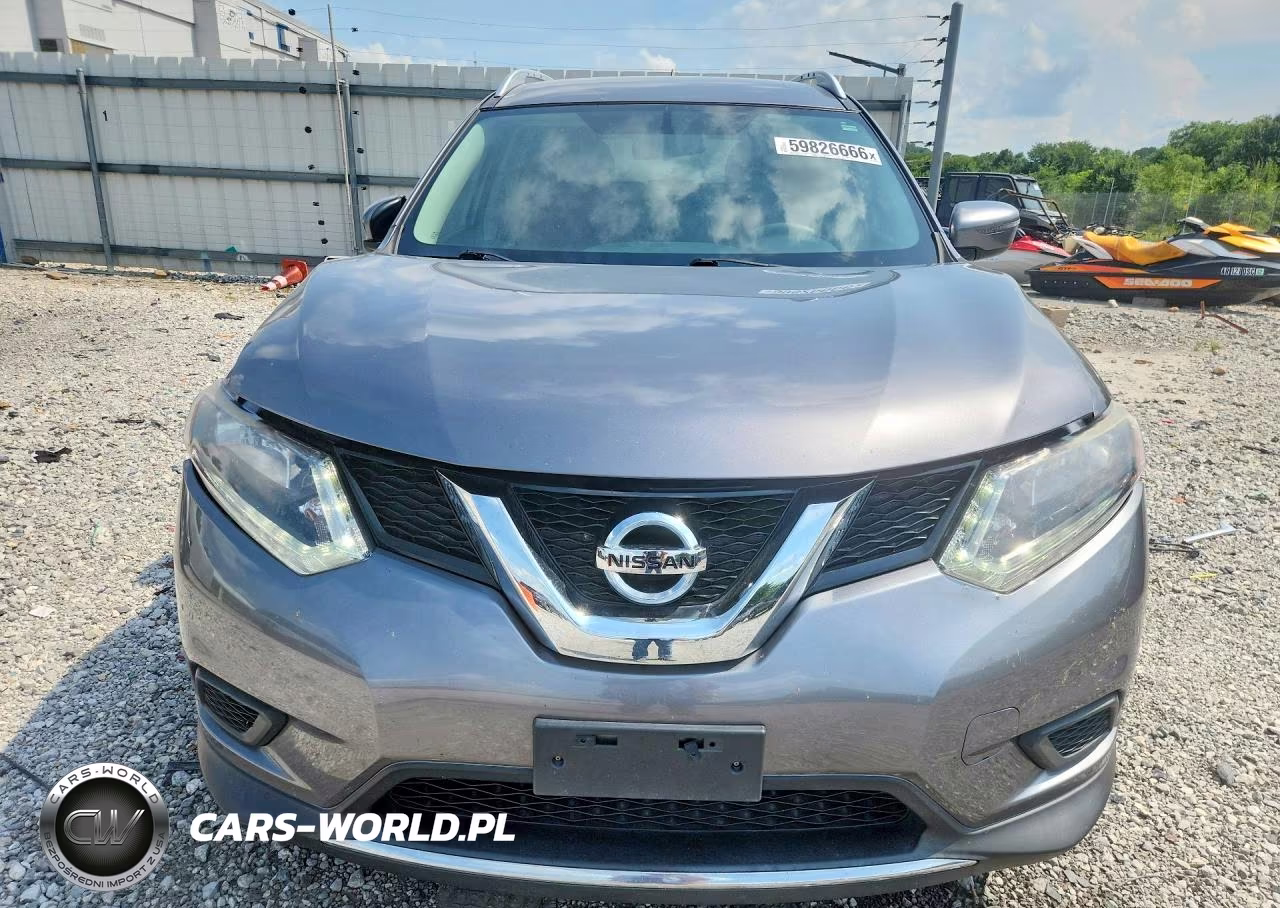 2016 Nissan Rogue Sv VIN:KNMAT2MV6GP656573 - 5