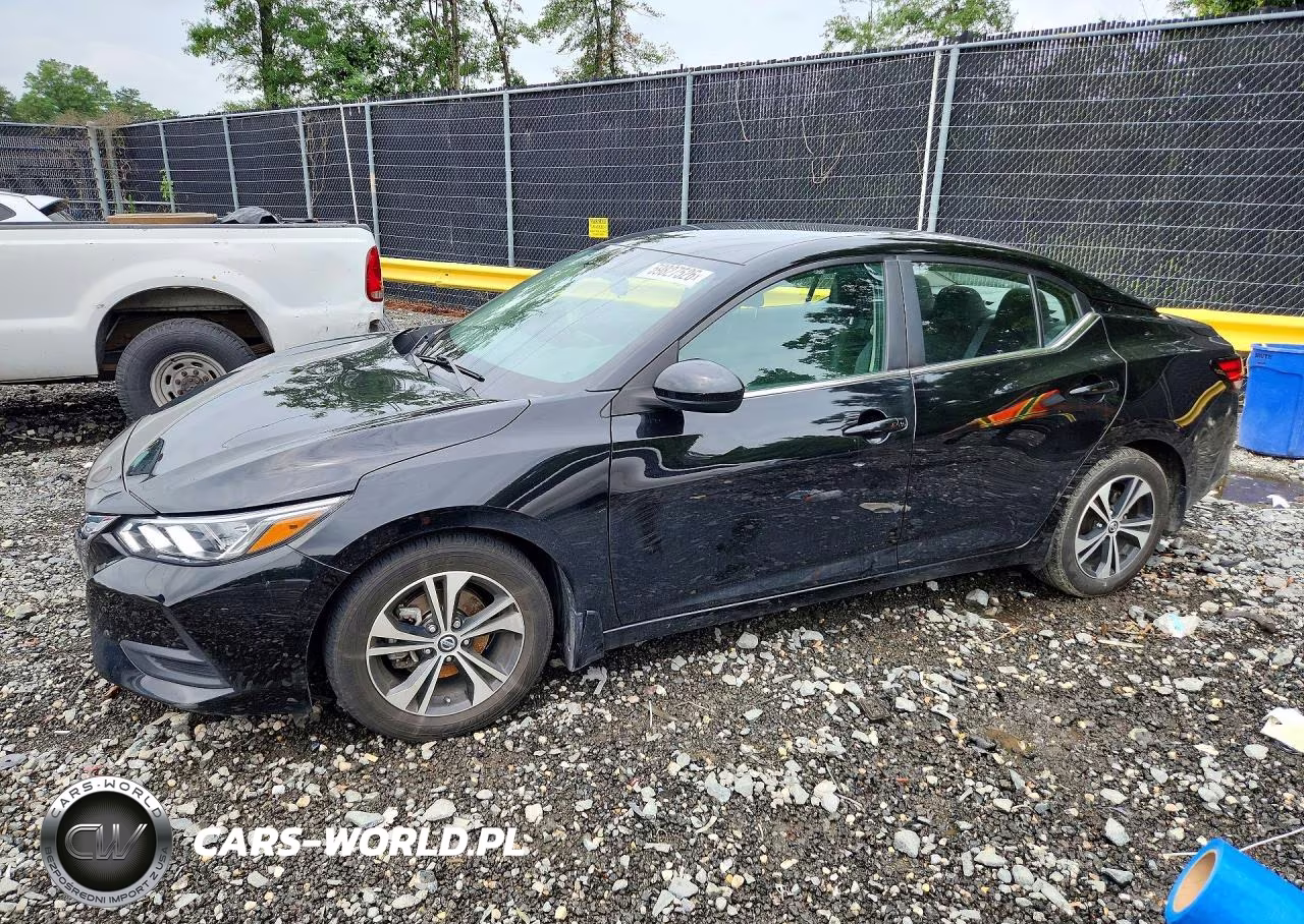 2022 Nissan Sentra Sv VIN:3N1AB8CV2NY296563 - 1